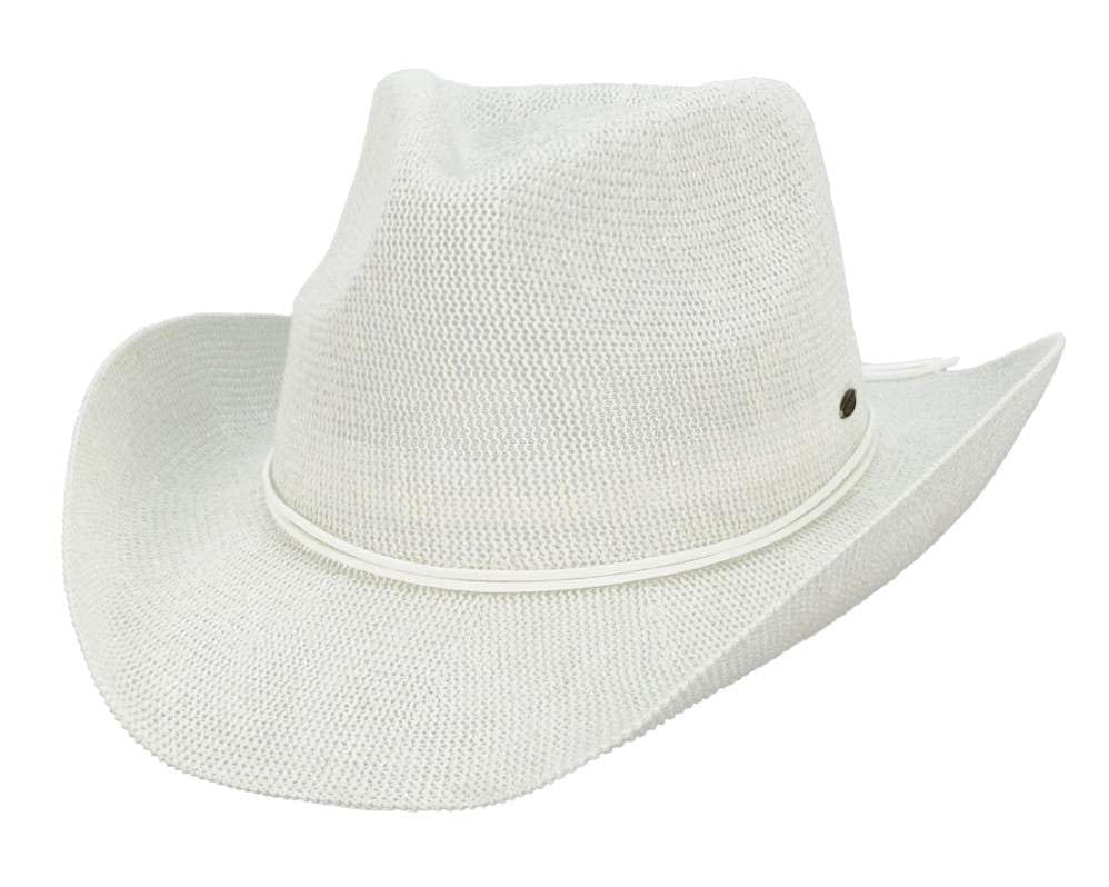 C.C Sparkly Sequin Cowboy Hat with Suede String Trim  display picture 3