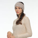 C.C Sequin Headwrap for Women - Stretchable Soft Warm Knit Winter Headband Ear Warmer (Hot Pink)