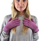 C.C Winter Warm Eco-Friendly Knit Chenille Touchscreen Texting Gloves
