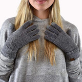 C.C Winter Warm Eco-Friendly Knit Chenille Touchscreen Texting Gloves