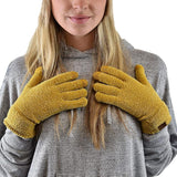 C.C Winter Warm Eco-Friendly Knit Chenille Touchscreen Texting Gloves