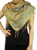 NYFASHION101 Women's Large Soft Embroidered Elephant Scarf Shawl Wrap