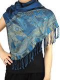 NYFASHION101 Women's Large Soft Embroidered Elephant Scarf Shawl Wrap
