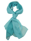 NYFASHION101 Women's Multicolor Chiffon Silk Blend Scarf Shawl Wrap