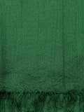 NYFASHION101 Women's Sheer Metallic Braided Tassel Ends Scarf Shawl Wrap