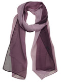 NYFASHION101 Women's Multicolor Chiffon Silk Blend Scarf Shawl Wrap