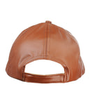 NYFASHION101 Unisex Soft PU Leather Precurved Baseball Cap