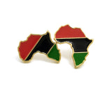 Pan Africa Stud Earrings in Gold-Tone