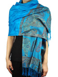 NYFASHION101 Women's Large Soft Embroidered Elephant Scarf Shawl Wrap