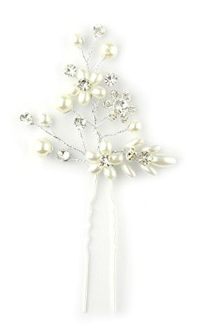 Triangle Shape Branch & Flower Design Hair Stick