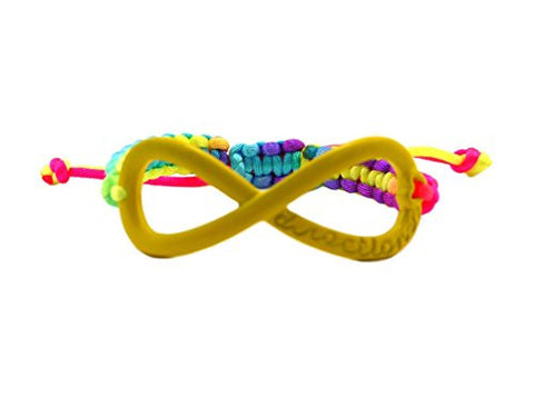Directioner® Fans Yellow Infinity Rainbow Macrame Bracelet MB288YL