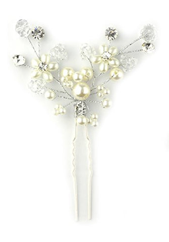 V-Shape Tree Branch Floral Design Hair Stick