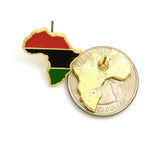Pan Africa Stud Earrings in Gold-Tone
