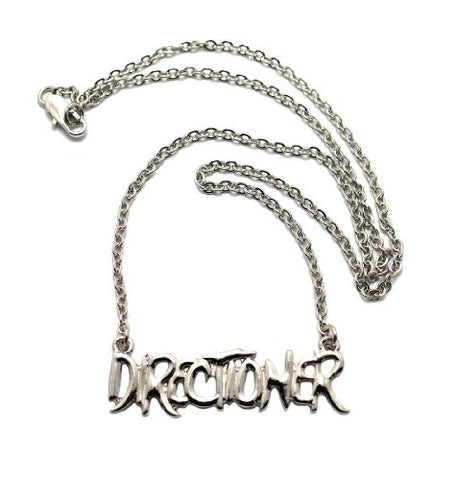 Directioner® Calligraphy Pendant Necklace in Silver-Tone