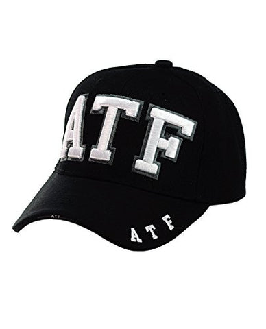 ATF Embroidered Adjustable Black Baseball Cap Hat