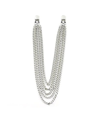 NYfashion101 Fashionable Sleek Four Strand Varied Link Jean Chain IJC1002R