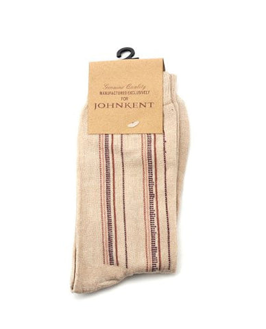 NYfashion101 Polyester Men's Casual Uniquely Lined Socks By The Dozen
