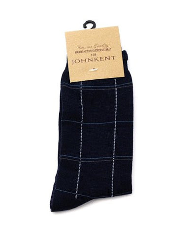 NYfashion101 Polyester Men's Casual Square Pattern Dress Socks By The Dozen