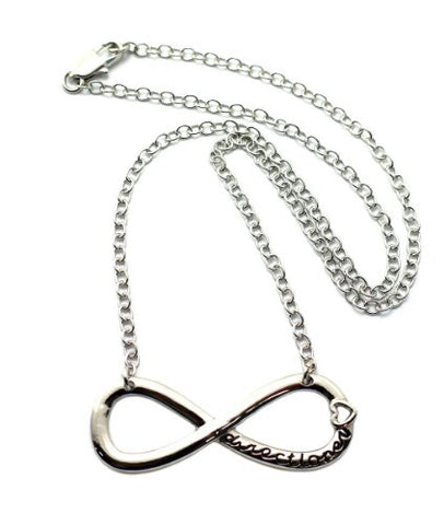 Directioner® Fans Polished Infinity Link Chain Necklace in Silver-Tone XC295R
