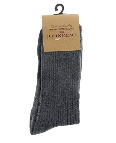 NYfashion101 Men's Casual Solid Color Ribbed Socks By The Dozen