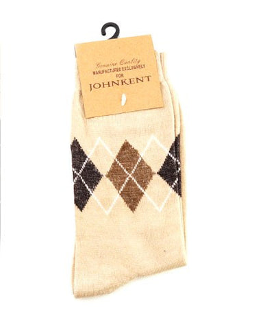 NYfashion101 Men's Casual Argyle Pattern Socks By The Dozen