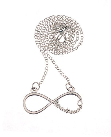 Directioner¢ç Fans Polished Micro Infinity Heart Pendant Necklace in Silver-Tone XHC21R