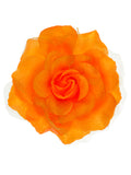 Women's Multifunction Rose Flower Sheer Petal Brooch Pin Hair Tie Clip