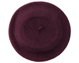 French Style Lightweight Casual Classic Solid Color Wool Beret