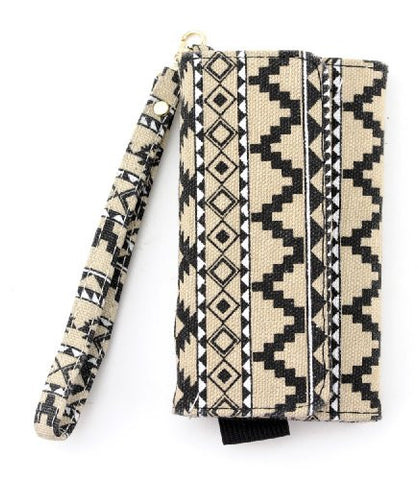 NYfashion101 Wristlet/Wallet Tapestry Geometrical Pattern iPhone 5/5S Phone Case