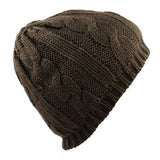 Unisex Trendy Warm Chunky Soft Stretch Beanie Hat by Angela & William