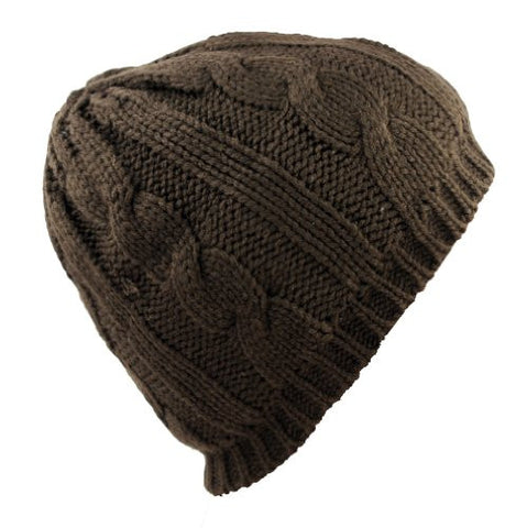 Unisex Trendy Warm Chunky Soft Stretch Beanie Hat by Angela & William