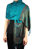 NYFASHION101 Women's Large Soft Embroidered Elephant Scarf Shawl Wrap