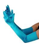 NYFASHION101 Women's Classic Long Opera Length Satin Gloves 16BL
