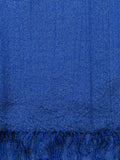 NYFASHION101 Women's Sheer Metallic Braided Tassel Ends Scarf Shawl Wrap