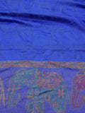 NYFASHION101 Women's Large Soft Embroidered Elephant Scarf Shawl Wrap
