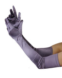 NYFASHION101 Women's Classic Long Opera Length Satin Gloves 16BL