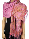 NYFASHION101 Women's Large Soft Embroidered Elephant Scarf Shawl Wrap
