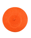 French Style Lightweight Casual Classic Solid Color Wool Beret