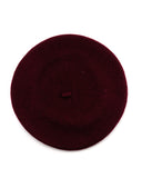 French Style Lightweight Casual Classic Solid Color Wool Beret