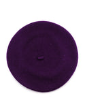 French Style Lightweight Casual Classic Solid Color Wool Beret