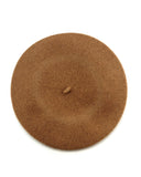 French Style Lightweight Casual Classic Solid Color Wool Beret