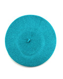 French Style Lightweight Casual Classic Solid Color Wool Beret