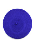French Style Lightweight Casual Classic Solid Color Wool Beret