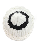 Two Tone Single Strip Handmade Big Loop Helsinski Hat Beanie