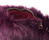 C.C Women's Evening Faux Fur Fuzzy Crossbody Shoulder Bag Clutch Purse