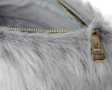 C.C Women's Evening Faux Fur Fuzzy Crossbody Shoulder Bag Clutch Purse