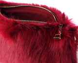 C.C Women's Evening Faux Fur Fuzzy Crossbody Shoulder Bag Clutch Purse
