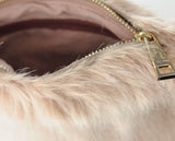 C.C Women's Evening Faux Fur Fuzzy Crossbody Shoulder Bag Clutch Purse