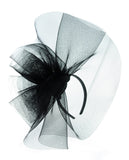 NYFASHION101 Elegant Formal Curlicue Center Sinamay Fascinator Headband