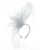 NYFASHION101 Elegant Formal Curlicue Center Sinamay Fascinator Headband